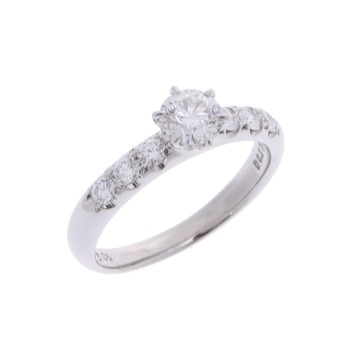 ミキモト エンゲージ リング シルバー DGR-01196 Pt950プラチナ レディース ジュエリー 【中古】【jewelry】