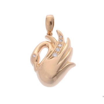 タサキ スワンペンダントトップ ゴールド K18イエローゴールド YG レディース ジュエリー 【中古】【jewelry】