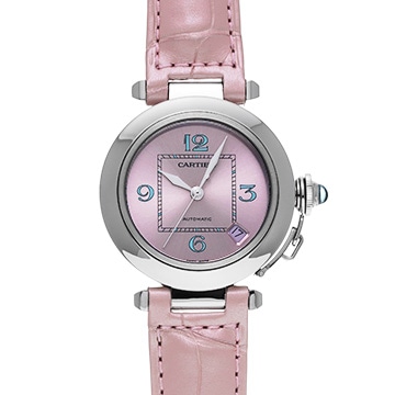 カルティエ パシャC W3108199 ピンク/ラベンダー ユニセックス 時計 【中古】【wristwatch】