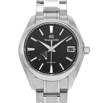 グランドセイコー ヘリテージコレクション スプリングドライブ SBGA203 ブラック メンズ 時計 【中古】【wristwatch】