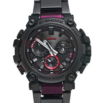 カシオ MTG-B3000シリーズ MTG-B3000BD-1AJF ブラック/レッド メンズ 時計 【中古】【wristwatch】