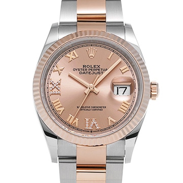 ロレックス デイトジャスト 36 126231 ロゼカラー/VI IXダイヤモンド メンズ 時計 【新品】【wristwatch】