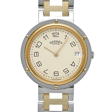 エルメス クリッパー アイボリー ユニセックス 時計 【中古】【wristwatch】