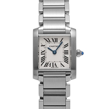 カルティエ タンクフランセーズ SM　 W51008Q3 シルバー レディース 時計 【中古】【wristwatch】