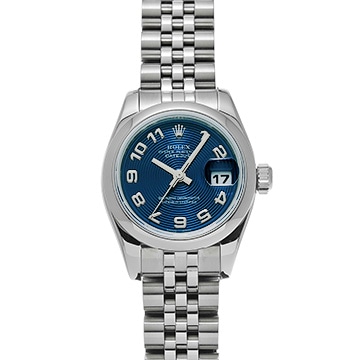 ロレックス デイトジャスト 179160 ブルーコンセントリック レディース 時計 【中古】【wristwatch】
