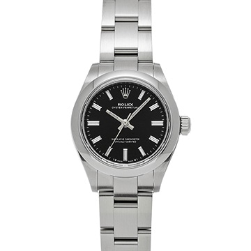 ロレックス オイスターパーペチュアル 28 276200 ブライトブラック レディース 時計 【中古】【wristwatch】
