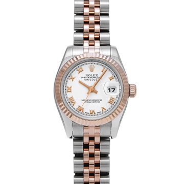 ロレックス デイトジャスト 179171 ホワイト レディース 時計 【中古】【wristwatch】