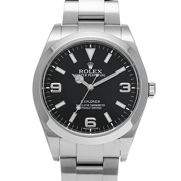 ロレックス エクスプローラー 214270 ブラック メンズ 時計 【中古】【wristwatch】