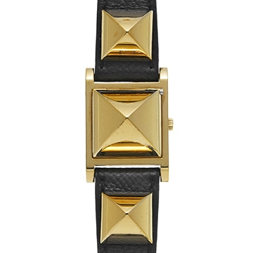 エルメス メドール ME1.201 ホワイト レディース 時計 【中古】【wristwatch】
