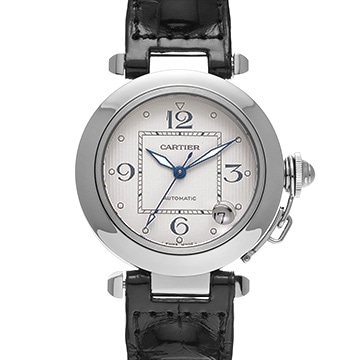 カルティエ パシャC 2002 クリスマス限定 W3106199 アイボリー ユニセックス 時計 【中古】【wristwatch】