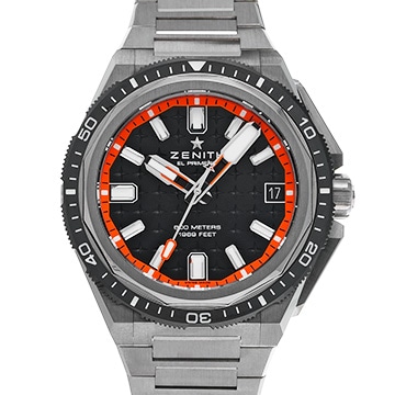 ゼニス デファイ エクストリーム ダイバー 95.9600.3620/21.I300 ブラック メンズ 時計 【中古】【wristwatch】