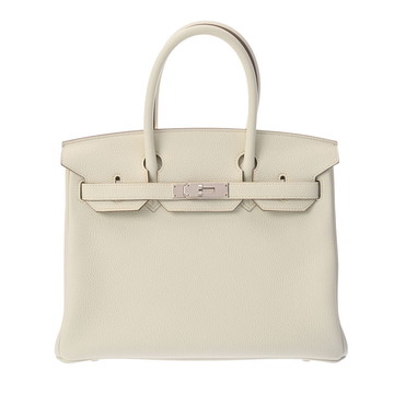 エルメス バーキン 30 マッシュルーム トゴ レディース バッグ 【中古】【bag】