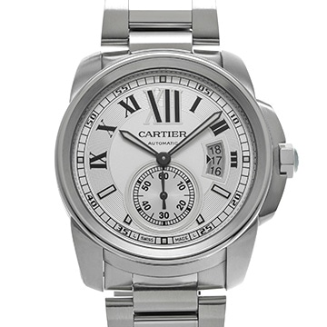 カルティエ カリブル ドゥ カルティエ W7100015 シルバー メンズ 時計 【中古】【wristwatch】