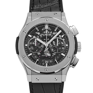ウブロ クラシック・フュージョン アエロ・フュージョン チタニウム 525.NX.0170.LR スケルトン メンズ 時計 【中古】【wristwatch】