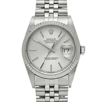 ロレックス デイトジャスト 16234 シルバータペストリー メンズ 時計 【中古】【wristwatch】