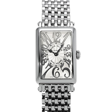 フランクミュラー ロングアイランド レリーフ 902QZREL シルバー レディース 時計 【中古】【wristwatch】