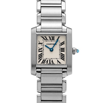 カルティエ タンクフランセーズ SM　 W51008Q3 シルバー レディース 時計 【中古】【wristwatch】