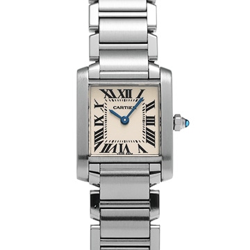 カルティエ タンクフランセーズ SM　 W51008Q3 シルバー レディース 時計 【中古】【wristwatch】
