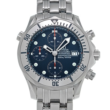 オメガ シーマスター プロフェッショナル 300 クロノグラフ 2598.80 ネイビー メンズ 時計 【中古】【wristwatch】