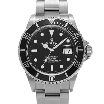 ロレックス サブマリーナ デイト 16610 ブラック メンズ 時計 【中古】【wristwatch】