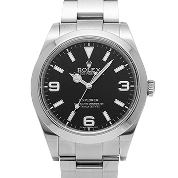 ロレックス エクスプローラー 214270 ブラック メンズ 時計 【中古】【wristwatch】