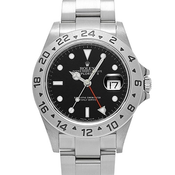 ロレックス エクスプローラーII 16570 ブラック メンズ 時計 【中古】【wristwatch】