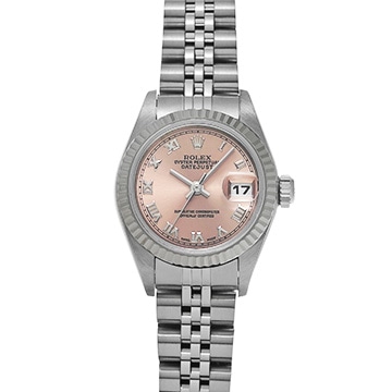 ロレックス デイトジャスト 79174 ピンク レディース 時計 【中古】【wristwatch】