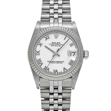 ロレックス デイトジャスト 78274 ホワイト ユニセックス 時計 【中古】【wristwatch】