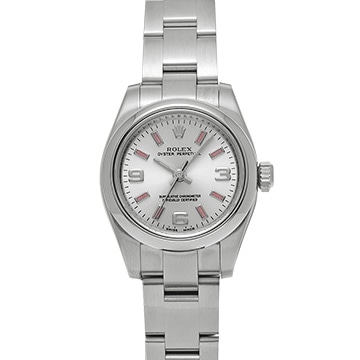 ロレックス オイスターパーペチュアル 26 176200 シルバー レディース 時計 【中古】【wristwatch】