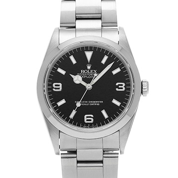 ロレックス エクスプローラー 14270 ブラック メンズ 時計 【中古】【wristwatch】