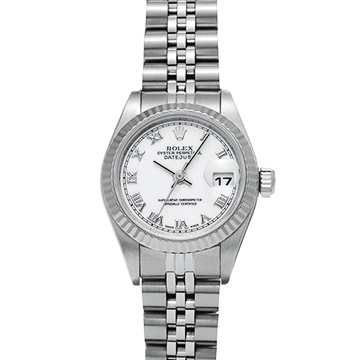 ロレックス デイトジャスト 79174 ホワイト レディース 時計 【中古】【wristwatch】