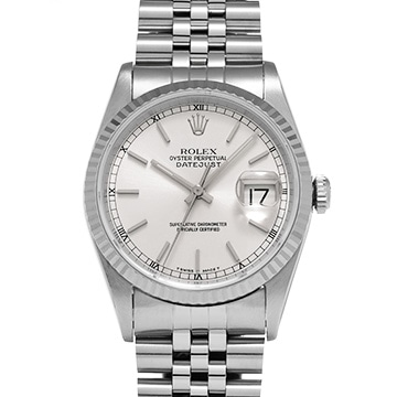 ロレックス デイトジャスト 16234 シルバー メンズ 時計 【中古】【wristwatch】