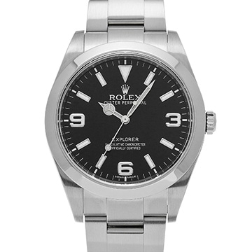 ロレックス エクスプローラー 214270 ブラック メンズ 時計 【中古】【wristwatch】