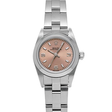 ロレックス オイスターパーペチュアル 76080 ピンク レディース 時計 【中古】【wristwatch】