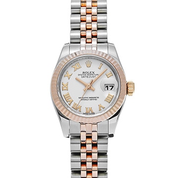 ロレックス デイトジャスト 179171 ホワイト レディース 時計 【中古】【wristwatch】