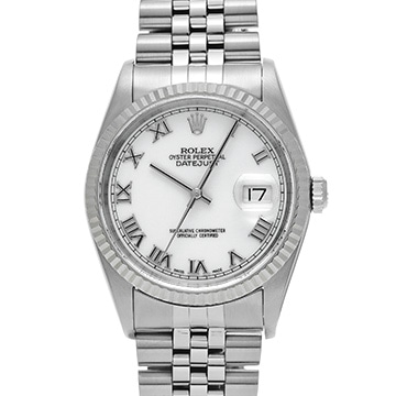 ロレックス デイトジャスト 16234 ホワイト メンズ 時計 【中古】【wristwatch】