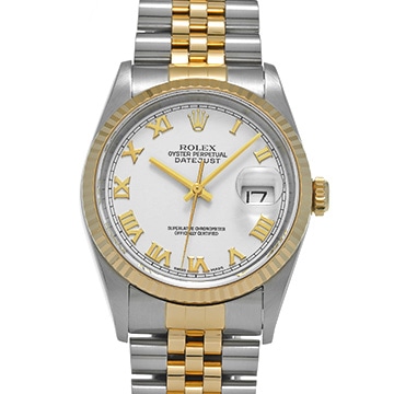 ロレックス デイトジャスト 16233 ホワイト メンズ 時計 【中古】【wristwatch】