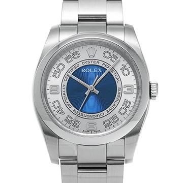 ロレックス オイスターパーペチュアル 36 116000 ブルーコンセントリック/シルバー メンズ 時計 【中古】【wristwatch】