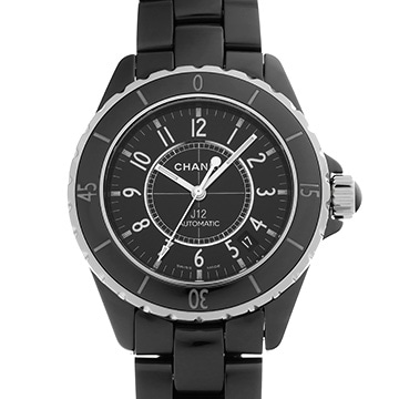 シャネル J12 38MM H0685 ブラックラッカー メンズ 時計 【中古】【wristwatch】