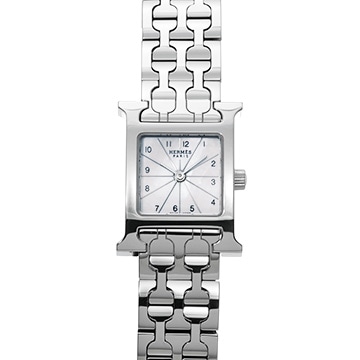 エルメス Hウォッチ ミニ HH1.110 ホワイトシェル レディース 時計 【中古】【wristwatch】