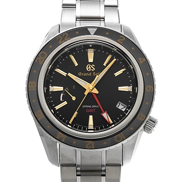 グランドセイコー スポーツコレクション スプリングドライブ GMT SBGE215 ブラック メンズ 時計 【中古】【wristwatch】