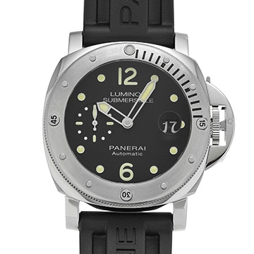 パネライ ルミノール サブマーシブル PAM01024  ブラック メンズ 時計 【中古】【wristwatch】