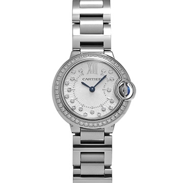 カルティエ バロン ブルー W4BB0034 シルバー レディース 時計 【中古】【wristwatch】