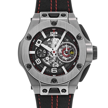 ウブロ ビッグバン ウニコ フェラーリ チタニウム 402.NX.0123.WR スケルトン メンズ 時計 【中古】【wristwatch】