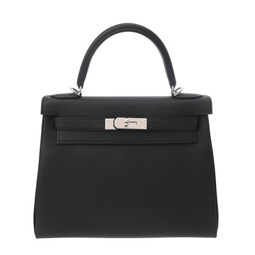 エルメス ケリー 28 内縫い 2WAY ブラック トゴ レディース バッグ 【未使用】【bag】