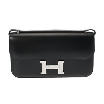 エルメス コンスタンス エラン ミロワール ブラック ボックスカーフ レディース バッグ 【未使用】【bag】