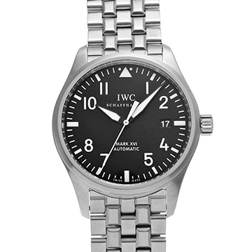 IWC パイロットウォッチ マーク XVI IW325504 ブラック メンズ 時計 【中古】【wristwatch】