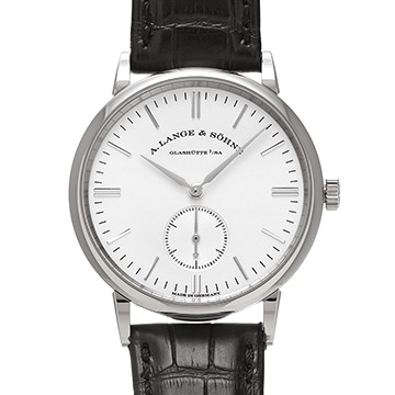 ランゲ＆ゾーネ サクソニア 219.026 シルバー メンズ 時計 【中古】【wristwatch】