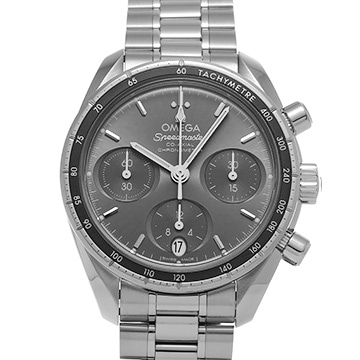 オメガ スピードマスター 38 コーアクシャル 324.30.38.50.06.001 グレー ユニセックス 時計 【中古】【wristwatch】