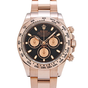 ロレックス コスモグラフ デイトナ 116505 ブラック/ピンク メンズ 時計 【中古】【wristwatch】